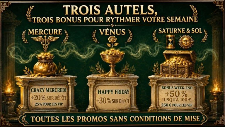 Crésus Casino bonus