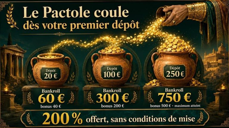 Crésus Casino bonus bienvenue